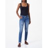 Damskie jeansy LTB W25L34 rurki zwężane