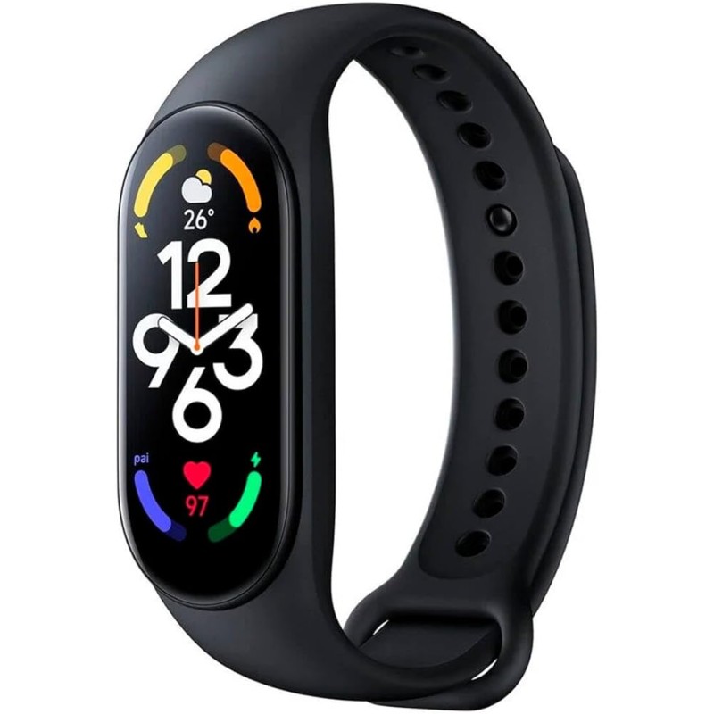 Uszkodzony Smartband Xiaomi Band 7 czarny sportowy OPIS zestaw aplikacja