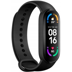 Uszkodzony Smartband Xiaomi Band 7 czarny sportowy OPIS zestaw aplikacja