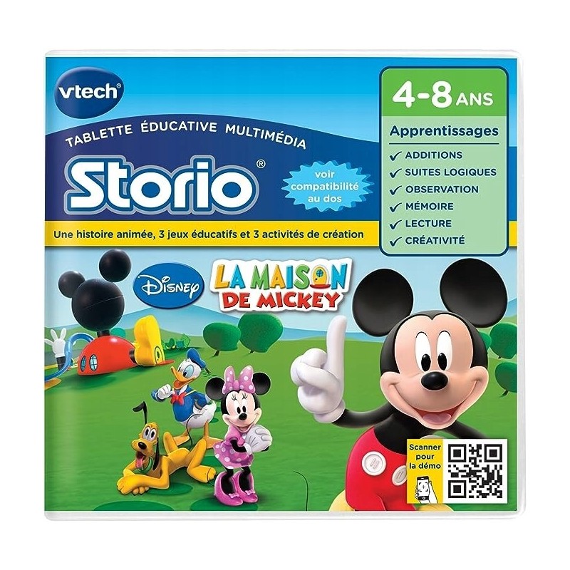 Gra edukacyjna VTech Storio Myszka Mickey DE