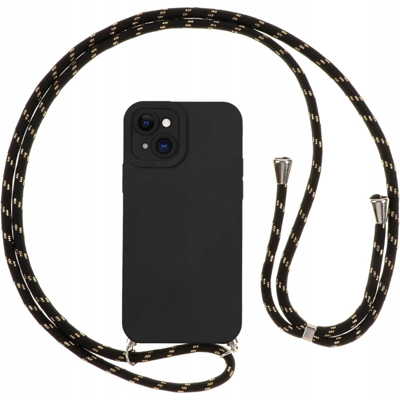 Outlet Vauki Etui na telefon z paskiem do iPhone 14 silikonowe TPU + pasek Outlet Vauki Etui na telefon z paskiem do iPhone 14 silikonowe TPU + pasek