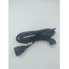 Outlet PRZEDŁUŻACZ POJEDYNCZY CZARNY MEISTER 2-Metrowy 3G1 5MM2 1 gniazdo