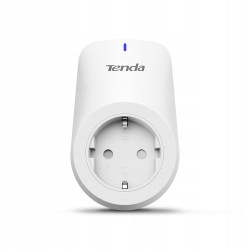 Outlet Gniazdko Tenda SP3 BeliWiFi białe z wyłącznikiem na przycisk światło