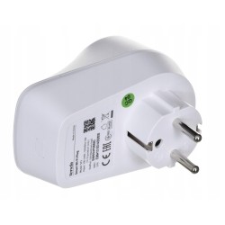 Outlet Gniazdko Tenda SP3 BeliWiFi białe z wyłącznikiem na przycisk światło