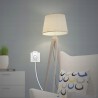 Outlet Gniazdko Tenda SP3 BeliWiFi białe z wyłącznikiem na przycisk światło