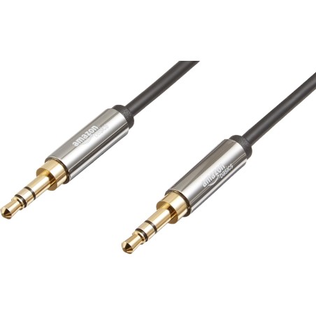 AmazonBasics AZ350001B kabel audio długość kabla 1,2 m 3.5mm czysty dźwięk