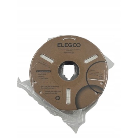 FILAMENT DO DRUKARKI 3D ELEGOO PLA+ FDN 1KG BIAŁY śr 1,75mm na szpuli