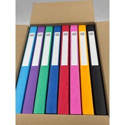 Outlet Teczka z gumowym zamknięciem A4 Exacompta 8 szt w zestawie 600 g/m²