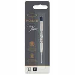 Wkład do długopisu Parker czarny końcówka 0.8 mm szerokość linii 0.5 mm