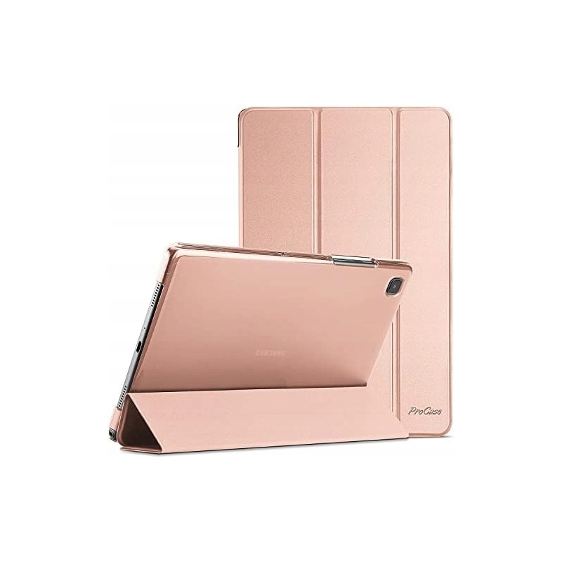 Etui z klapką ProCase do Samsung GALAXY TAB A8 10.5" złoto różowe składane Etui z klapką ProCase do Samsung GALAXY TAB A8 10.5" złoto różowe składane