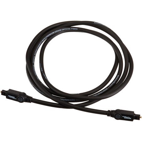 Outlet AmazonBasics 7GSW 1.8m TOSLINK TOSLINK Czarny kabel audio OPIS
