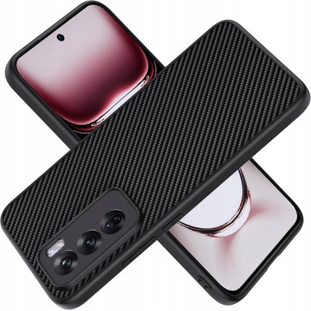 Outlet Etui do Oppo Reno 12 włókno węglowe TPU smukłe etui antypoślizgowe