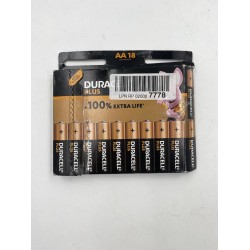 Outlet Baterie alkaliczne Duracell AA (R6) 18 sztuk