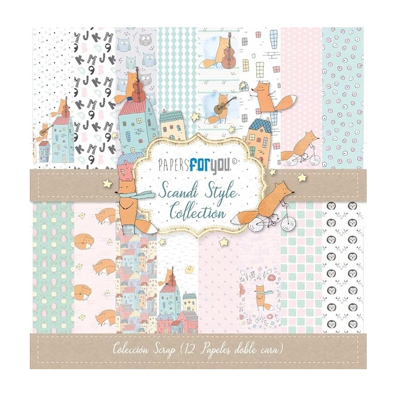 Papers for You-Zestaw papieru do scrapbookingu w stylu skandynawskim 24 szt