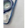 ETUI IPHONE15 MAGSAFE PRZEŹROCZYSTE NIEBIESKIE KRWĘDZIE OCHRONA APARATU