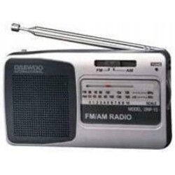 Outlet Radio baterie AM/FM Daewoo DRP-15 zasilanie bateryjne dioda LED