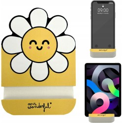 Uchwyt na telefon komórkowy/tablet WONDEE Happy Mr Wonderful Daisy 2 szt