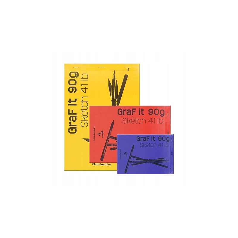 Outlet Szkicownik Clirefontaine GraF it 90g Sketch 41lb 160kartek 14,8x21cm Outlet Szkicownik Clirefontaine GraF it 90g Sketch 41lb 160kartek 14,8x21cm