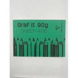 Outlet Szkicownik Clirefontaine GraF it 90g Sketch 41lb 160kartek 14,8x21cm