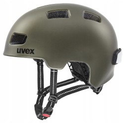 Outlet Kask rowerowy Uvex City 4 r. L 58-61cm green smoke matt