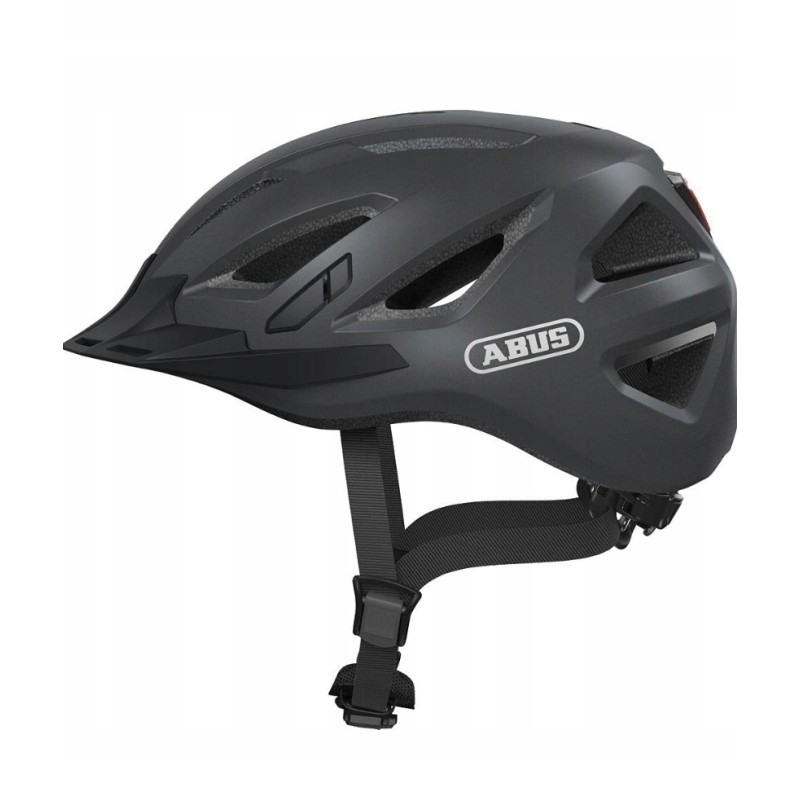 KASK ROWEROWY MIEJSKI ABUS URBAN-I 3.0 r. M 52-58CM TITAN LED