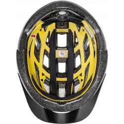 Kask rowerowy Alpina CARAPAX JR. FLASH r. S 51-56cm z moskitierą LED lekki