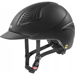 Kask Uvex Exxential II MIPS 57-59 cm M/L black mat system IAS z regulacją