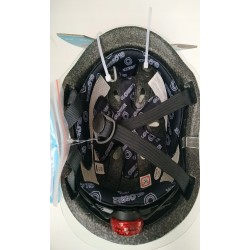 Kask rowerowy dziecięcy Globber miętowy XXS/XS 45-51 cm lampka LED