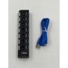 Outlet 7-portowy szybki hub USB USB 3.0 z przełącznikami Plug & Play