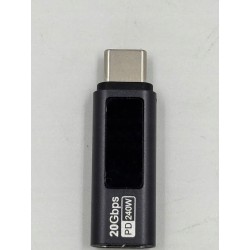 Outlet GIANAC 240W 20Gbps Adapter USB-C z wyświetlaczem mocy ładowania