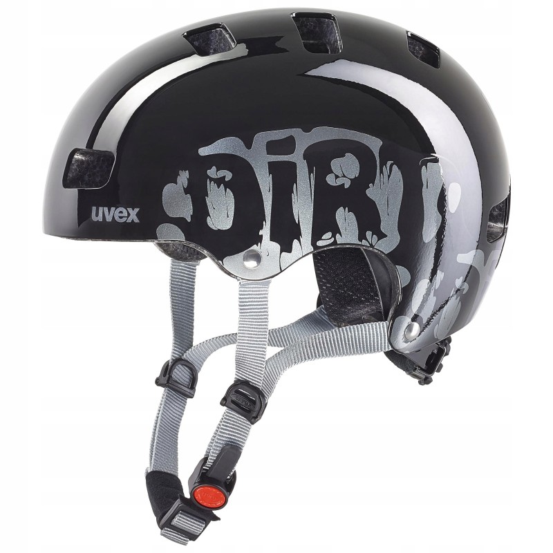Uvex Kask rowerowy Kids Kid 3 czarny 51-55 cm Uvex Kask rowerowy Kids Kid 3 czarny 51-55 cm