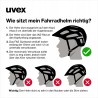 Uvex Kask rowerowy Kids Kid 3 czarny 51-55 cm
