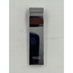 Outlet PENDRIVE 982GB USB 2.0 srebrny lekki poręczny ergonomiczny metal