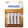 Outlet Bateria cynkowo-węglowa Philips AA (R6) 4 szt pojemność 550 mAh