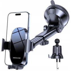 Outlet Miracase Samochodowy uchwyt na telefon do samochodu obrotowa OPIS