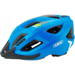 Outlet ABUS ADURO 2.0 KASK ROWEROWY MTB Z DASZKIEM niebieski IN-MOLD S