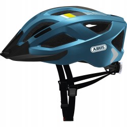 Outlet ABUS ADURO 2.0 KASK ROWEROWY MTB Z DASZKIEM niebieski IN-MOLD S