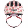 Kask rowerowy dziecięcy ABUS Smiley 3.0 LED strawberry - S 45-50 cm