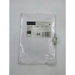 Outlet etykiety naklejki samoprzylepne A4 paczka 50 arkuszy 4x 105x148mm