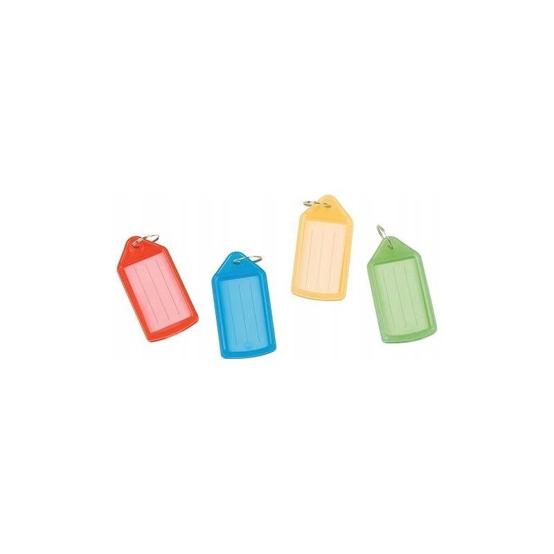 Outlet zestaw zawieszek do kluczy Q-Connect 37sztuk 4 kolory 55 x 30 x 5 mm Outlet zestaw zawieszek do kluczy Q-Connect 37sztuk 4 kolory 55 x 30 x 5 mm