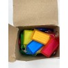 Outlet zestaw zawieszek do kluczy Q-Connect 37sztuk 4 kolory 55 x 30 x 5 mm