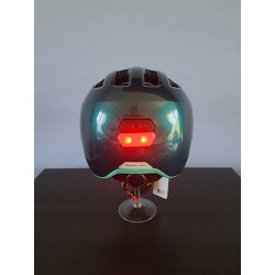 Kask rowerowy dziecięcy ABUS SMILEY 3.0 ACE LED royal green M (50-55cm)