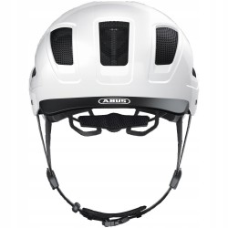 Kask rowerowy Abus Hyban 2.0 polar white r. L 56-61cm LED widoczność 180°