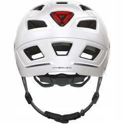 Kask rowerowy Abus Hyban 2.0 polar white r. L 56-61cm LED widoczność 180°