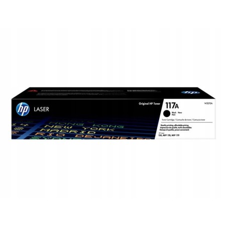 Outlet Toner HP 117A W2070A czarny wydajność 1000 stron do drukarek HP
