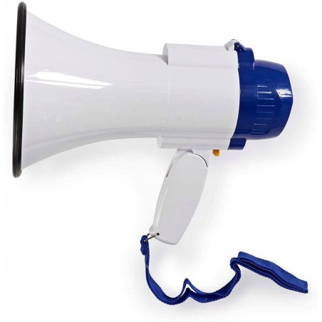 Outlet Megafon Nedis MEPH150WT biało-niebieski 10 W zasięg 250 metrów