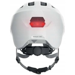 Kask rowerowy dziecięcy ABUS SMILEY ACE Led 3.0 M 50-55 Shiny White