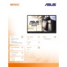 USZKODZONY Monitor LED Asus MB166C 15,6 " 1920 x 1080 px IPS / PLS