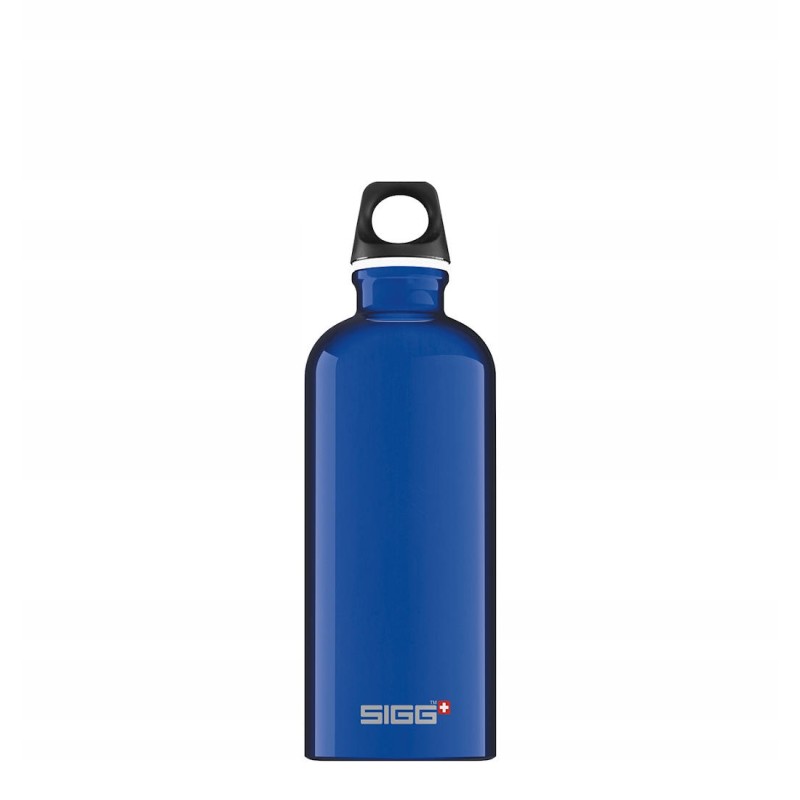 Outlet Butelka Bidon na wodę bez BPA lekka Sigg Traveller 600 ml Dark Blue Outlet Butelka Bidon na wodę bez BPA lekka Sigg Traveller 600 ml Dark Blue
