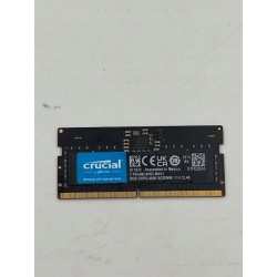 Outlet Pamięć Crucial DDR5 8GB 4800 CL40 SODIMM CT8G48C40S5 napięcie 1.1 V